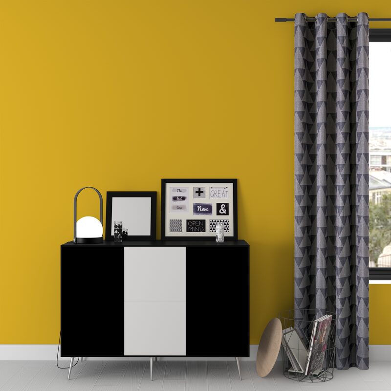 Rideau MONTANA coloris gris 135 x 260 cm
