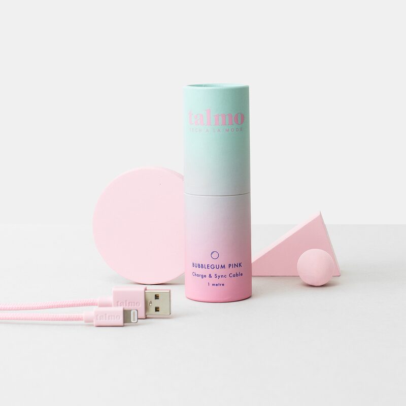 Chargeur BUBBLEGUM X TALMO coloris rose
