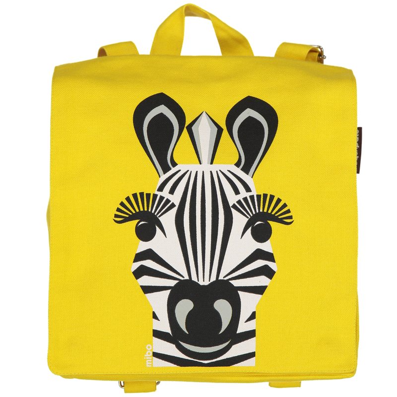 Sac à dos ZÈBRE coloris jaune citron