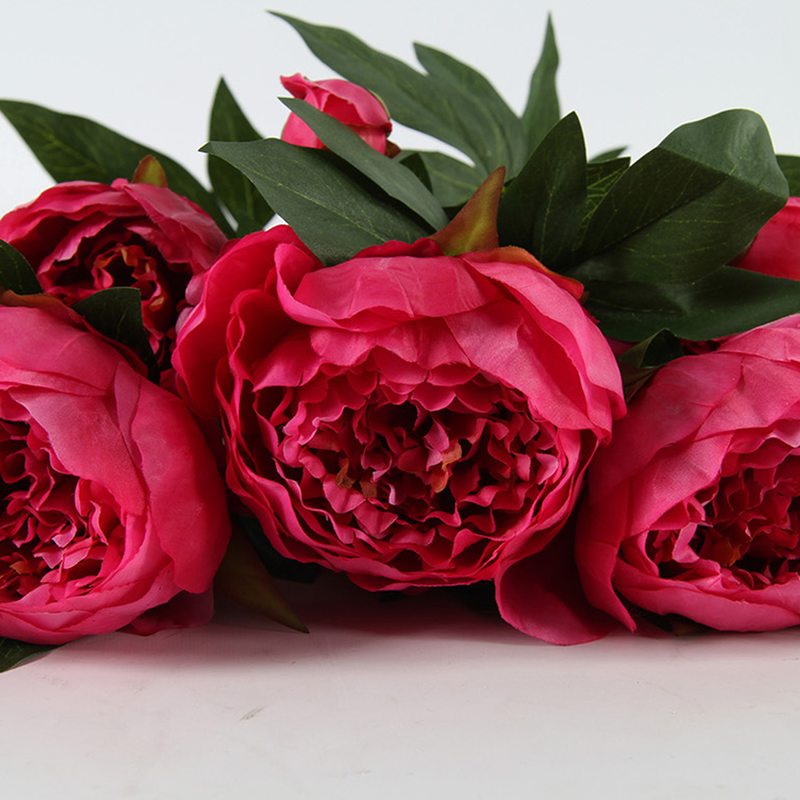 Fleur artificielle PAEONIA coloris vert