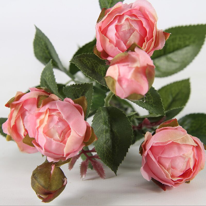 Fleur artificielle ROSE SHAKIRA coloris rose