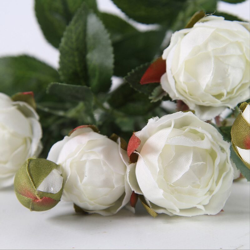 Fleur artificielle ROSE SHAKIRA coloris vert