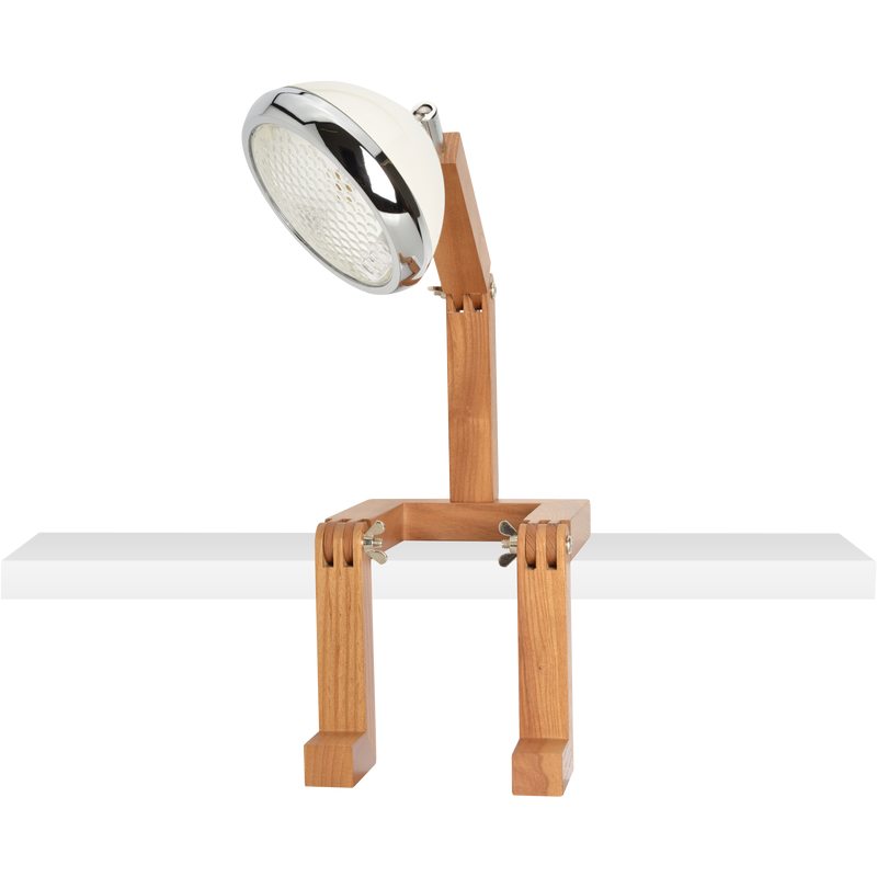 Lampe à poser BONHOMME coloris pin 56 x 27,5 cm