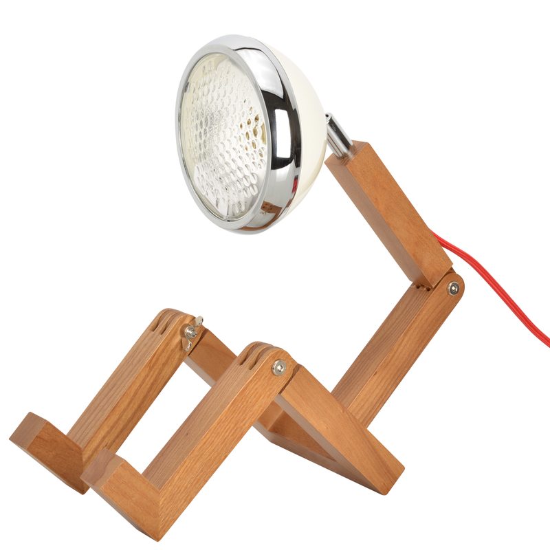 Lampe à poser BONHOMME coloris pin 56 x 27,5 cm