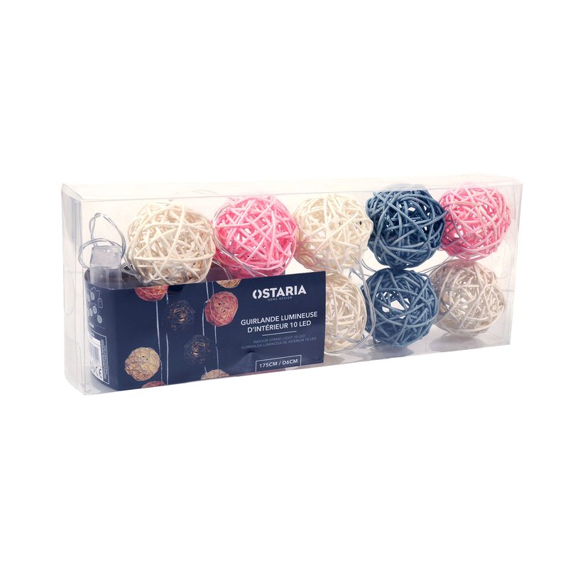 Guirlande lumineuse KIMYO coloris rose
