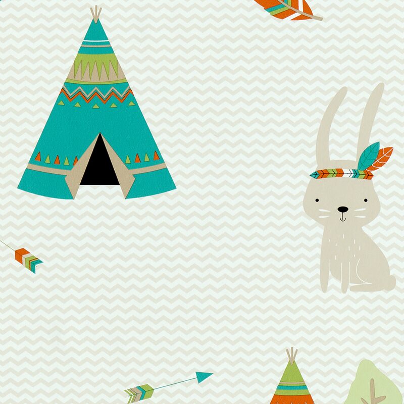 Papier peint intissé THEOPHILE coloris lin