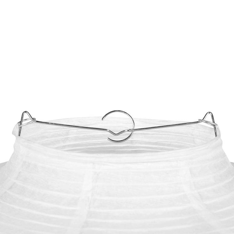Abat-jour boule papier NUAGE coloris blanc 21,5 x 45 cm