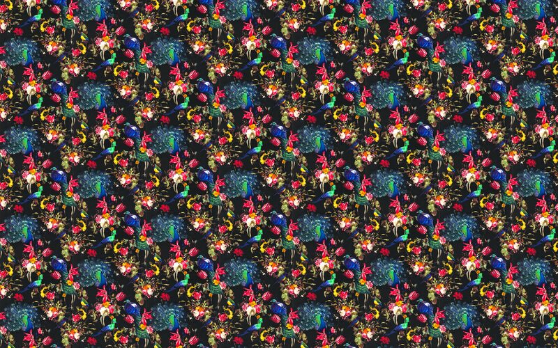 Papier peint intissé BLOOM PARADISE coloris multicolore