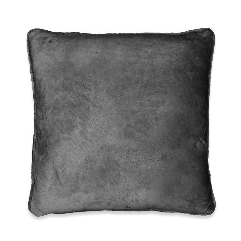 Coussin MILOU coloris gris anthracite 45 x 45 cm