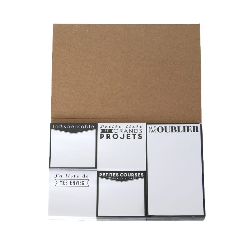 Bloc note HAPPY OFFICE coloris brun
