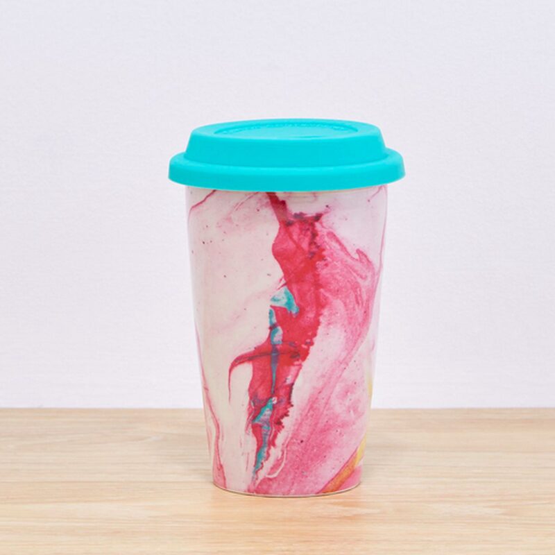 Thermos PINK MARBLE coloris rose