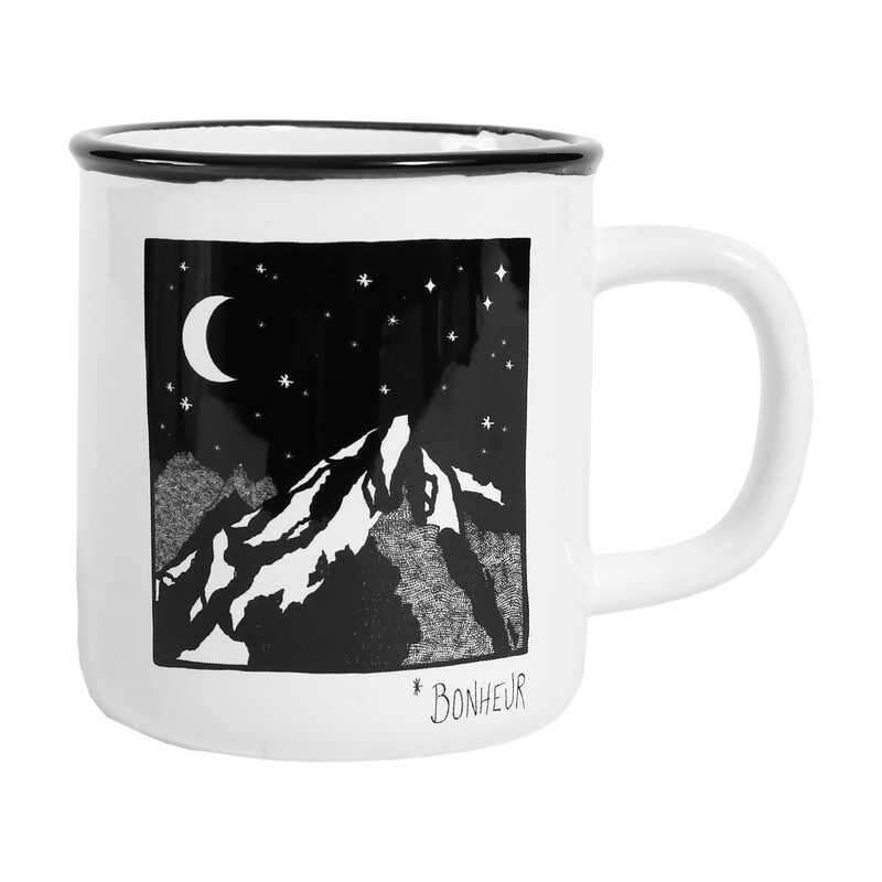 Mug MONTAGNE coloris blanc