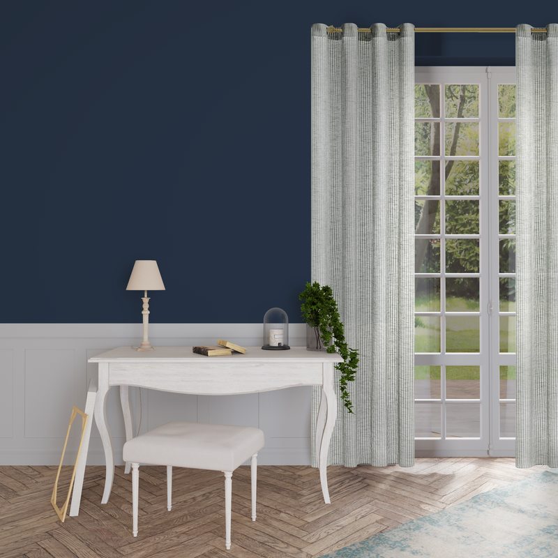 Voilage RIO coloris gris 140 x 280 cm