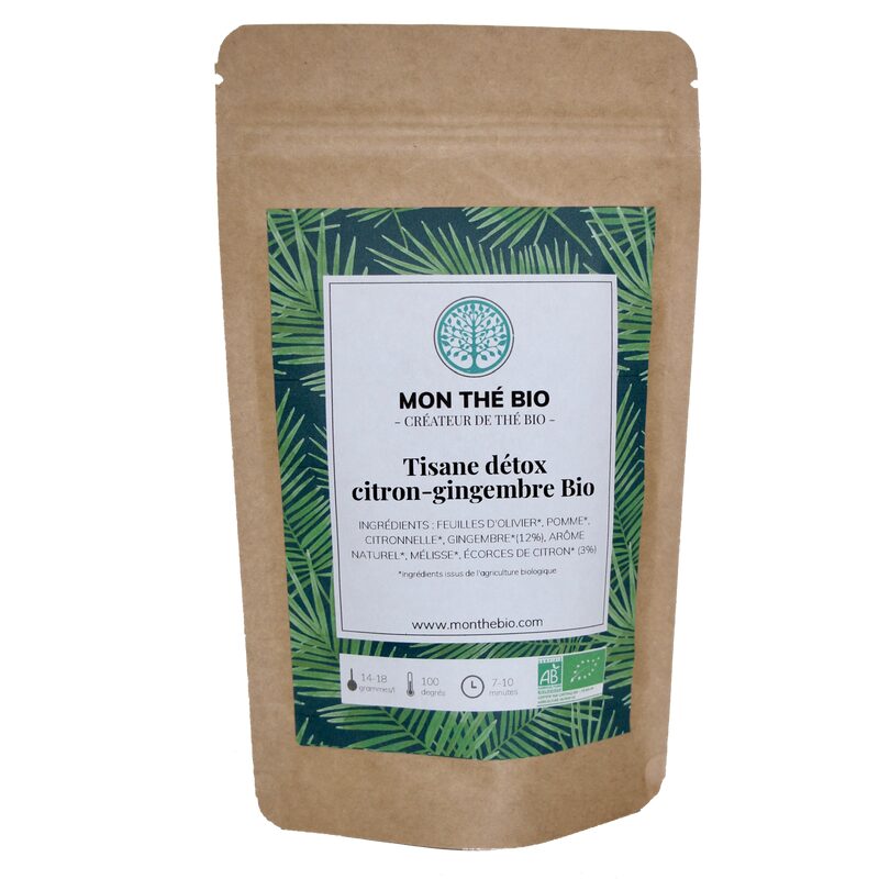 Tisane DETOX CITRON GINGEMBRE BIO
