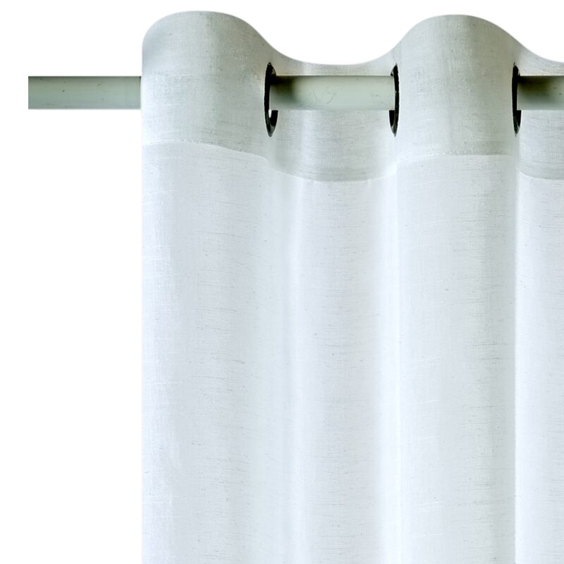 Voilage ENZOY coloris blanc 140 x 240 cm