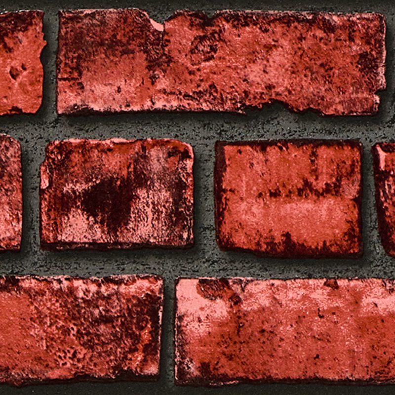 Frise BRICKLINE coloris rouge brique