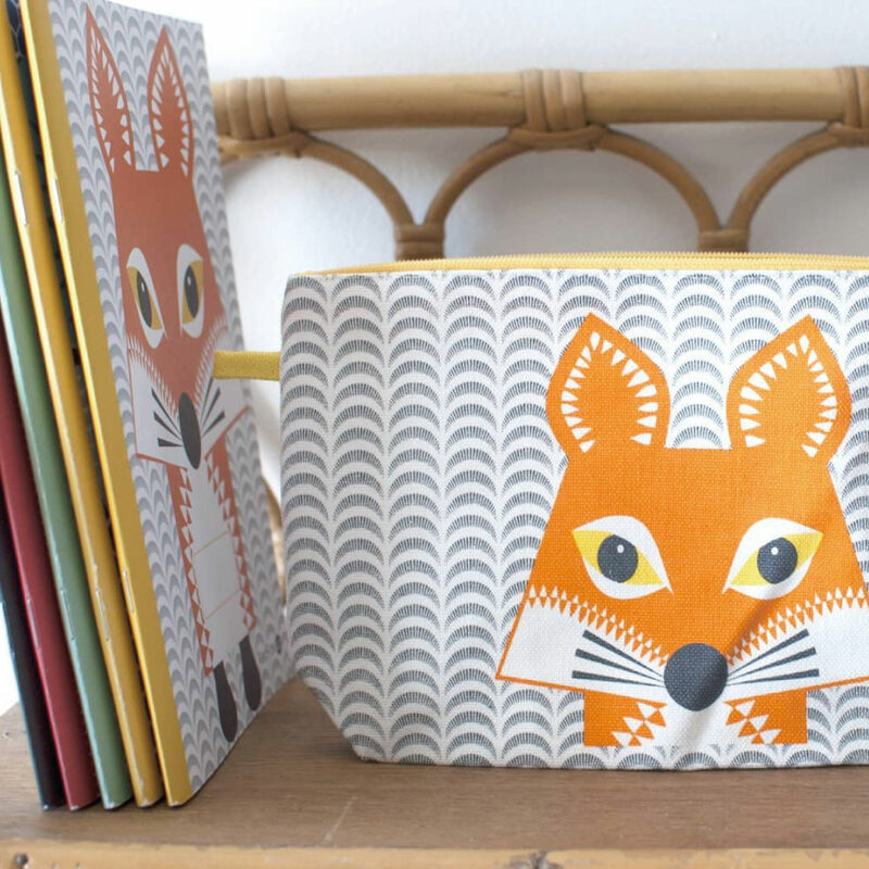 Trousse de toilette RENARD coloris orange