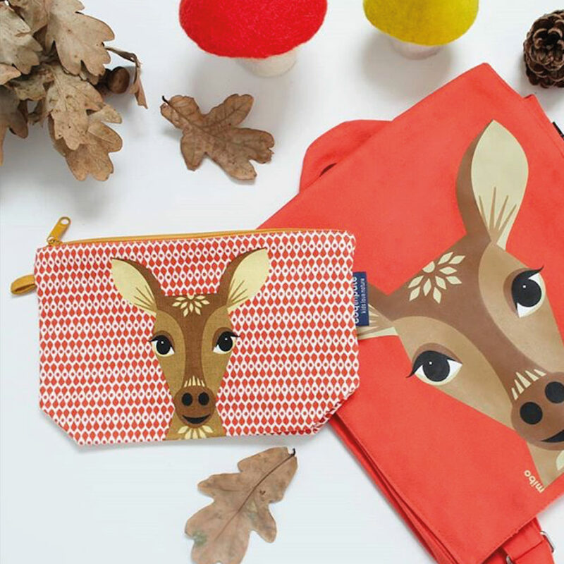 Trousse de toilette BICHE coloris rouge
