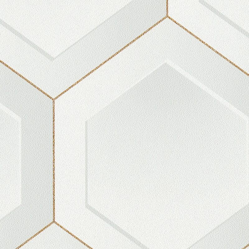 Papier peint intissé CLINT coloris blanc