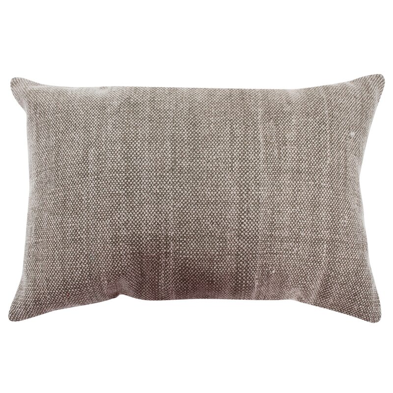 Coussin KELSO coloris taupe 40 x 60 cm
