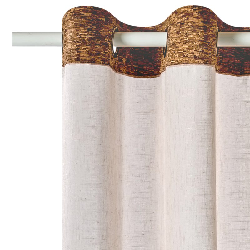 Voilage ORSY coloris lin 140 x 240 cm