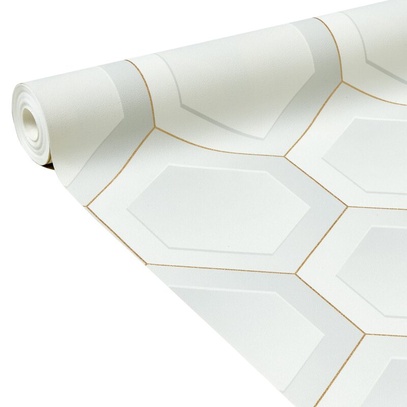 Papier peint intissé CLINT coloris blanc