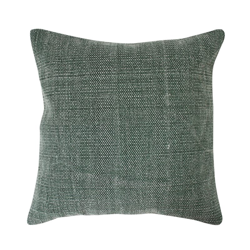 Coussin KELSO coloris vert cèdre 45 x 45 cm