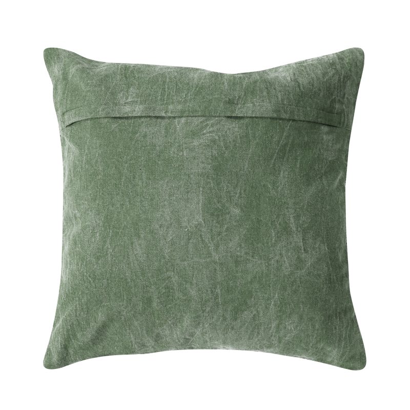 Coussin KELSO coloris vert cèdre 45 x 45 cm