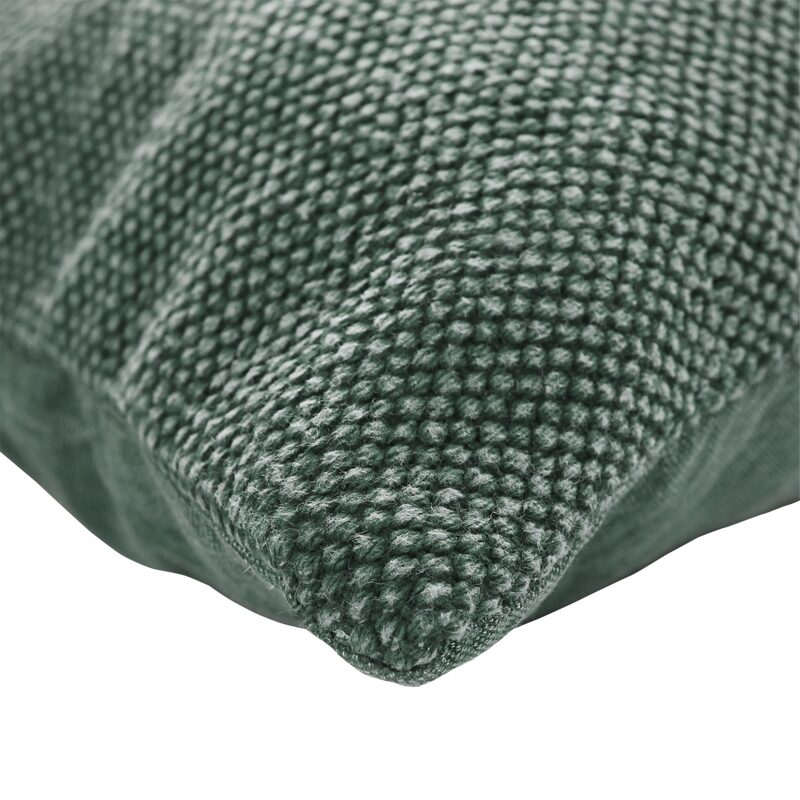 Coussin KELSO coloris vert cèdre 45 x 45 cm