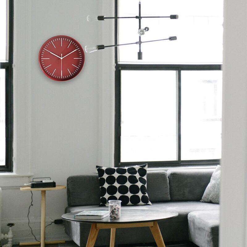 Horloge ANAKIN coloris rouge brique