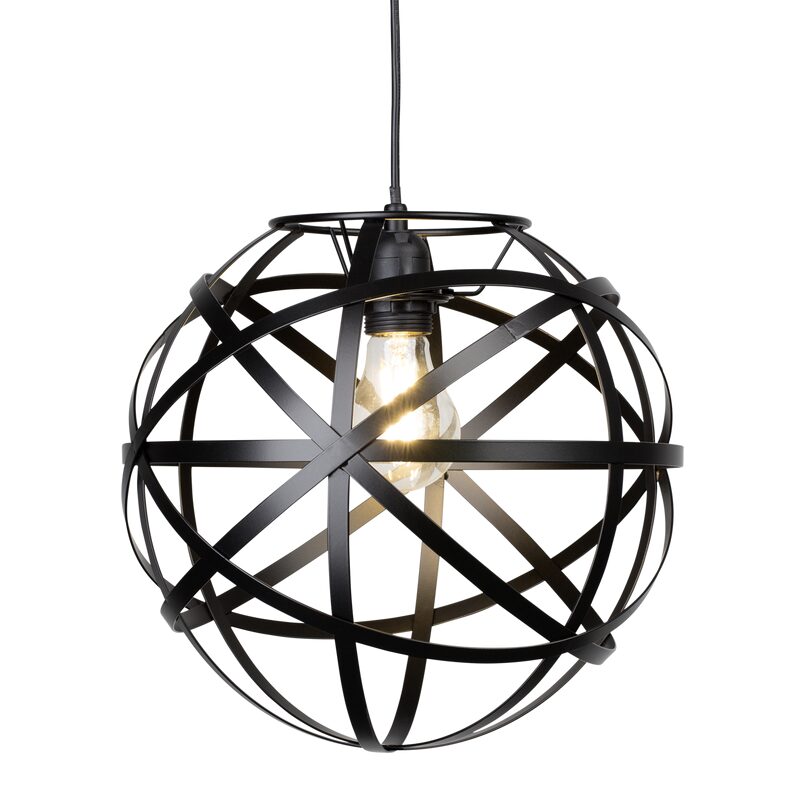 Suspension MAOL coloris noir 32,5 x 32,5 cm