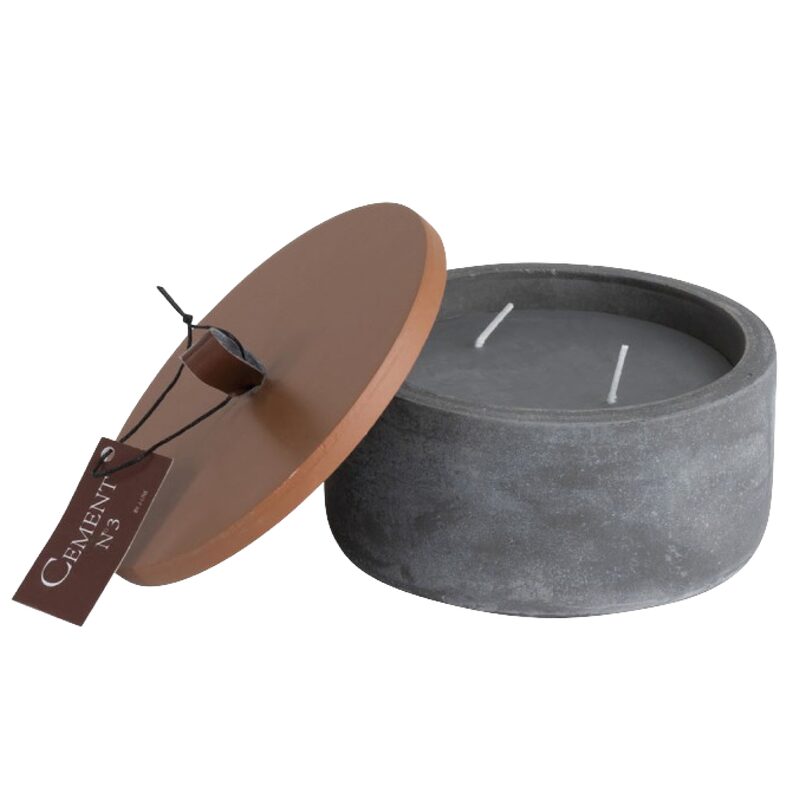 Bougie CONCRETE coloris gris