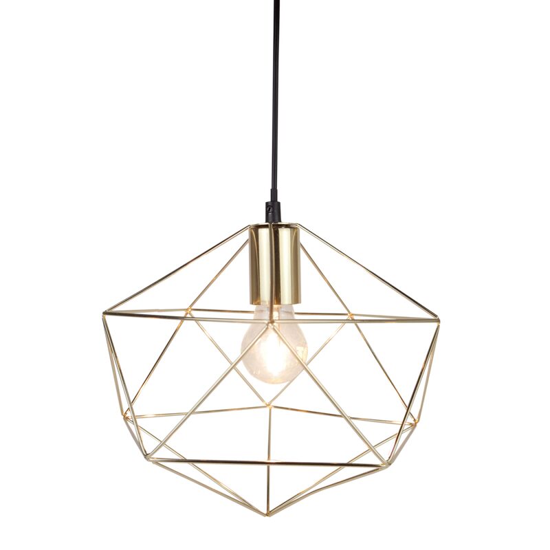 Suspension VEGA coloris or  30 x 25 cm