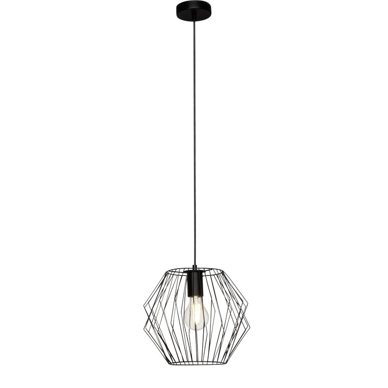 Suspension NORIS coloris noir 23,5 x 28 cm