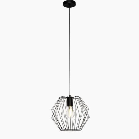 Suspension NORIS coloris noir 23,5 x 28 cm