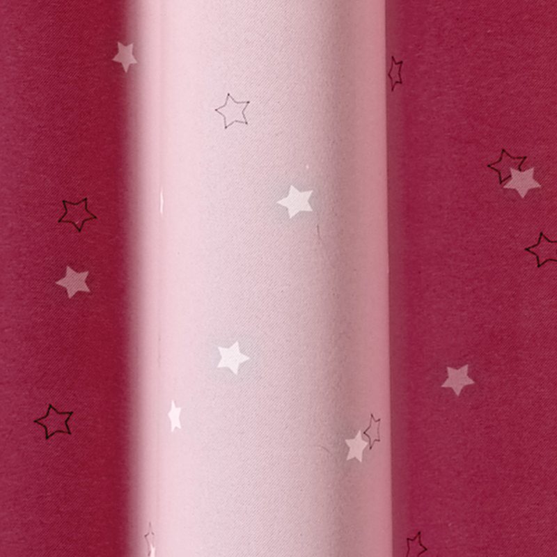 Rideau occultant SKYA coloris rose guimauve 140 x 240 cm