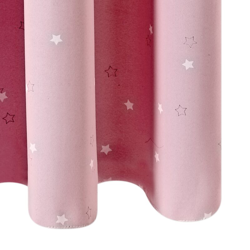 Rideau occultant SKYA coloris rose guimauve 140 x 240 cm