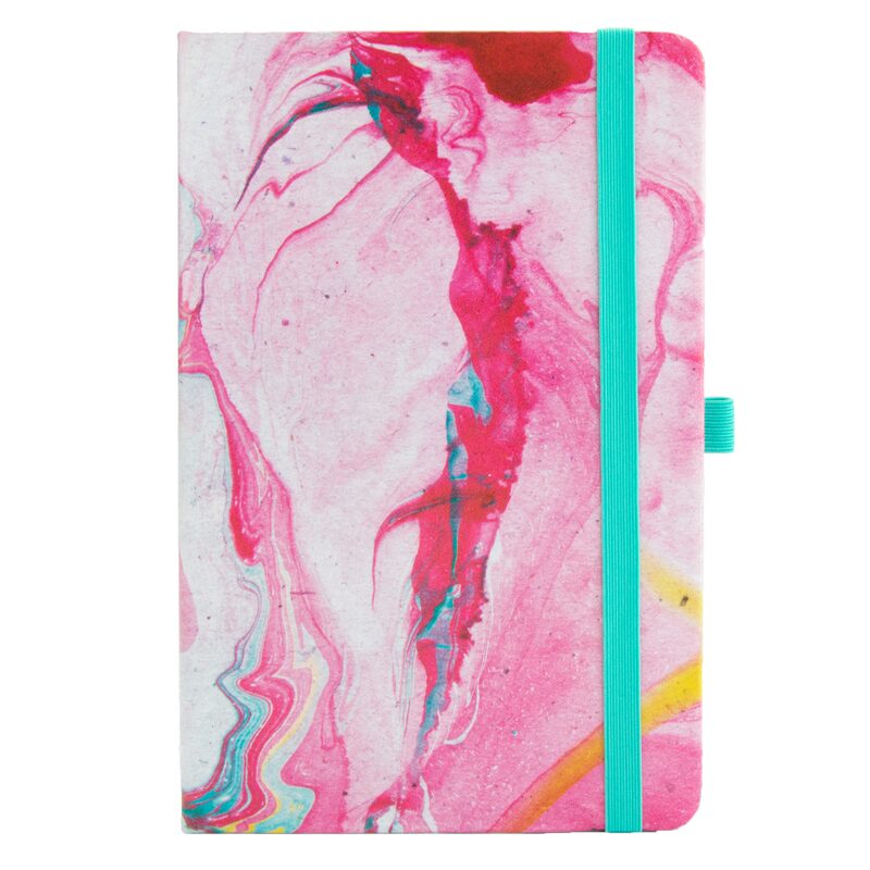 Carnet PINK MARBLE coloris rose