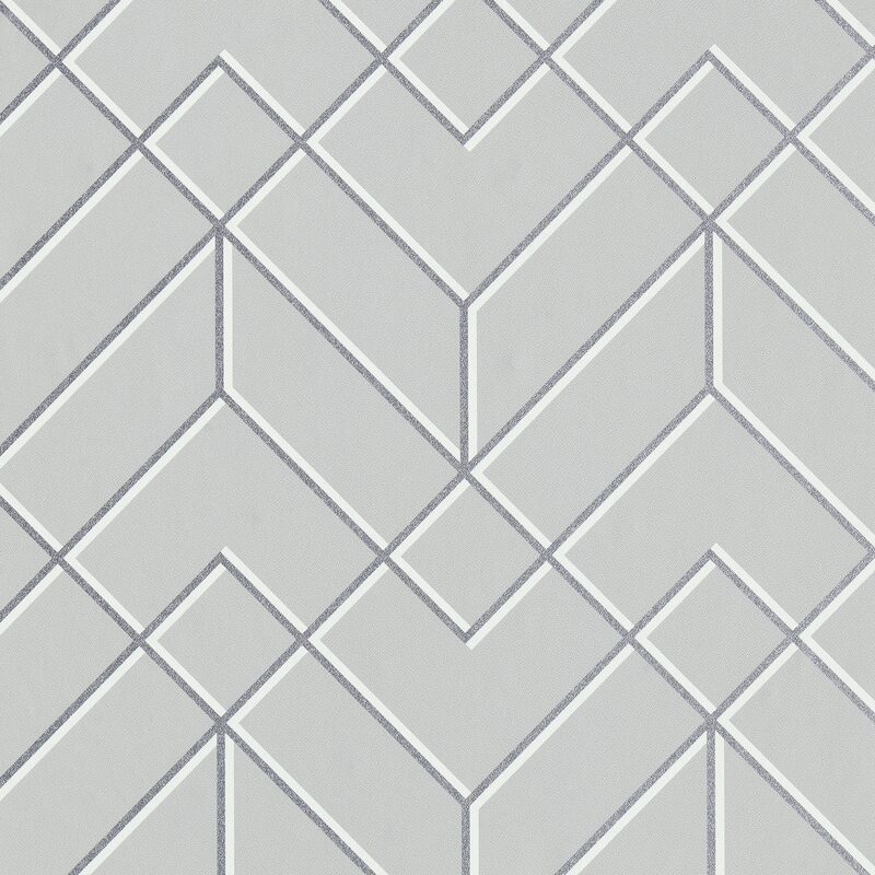Papier peint intissé TELSA coloris gris perle