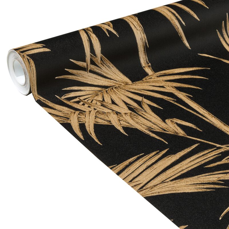 Papier peint intissé ISLAMORADA coloris noir