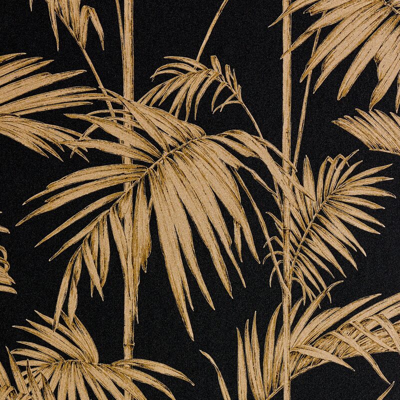 Papier peint intissé ISLAMORADA coloris noir