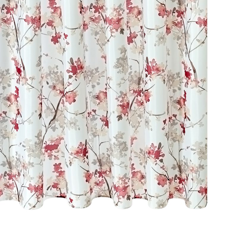 Rideau de douche JANE coloris rose 180 x 200 cm