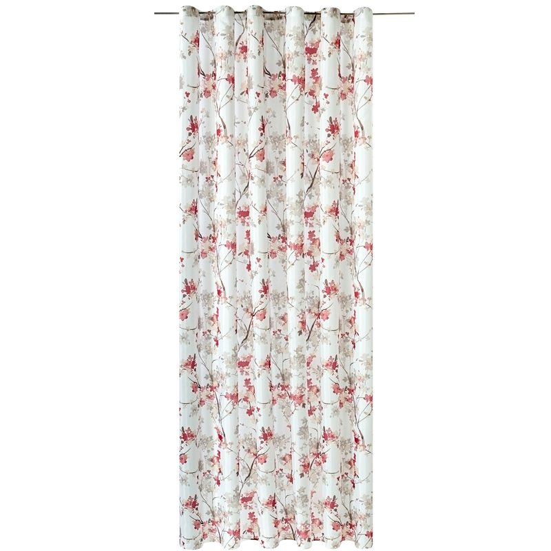 Rideau de douche JANE coloris rose 180 x 200 cm