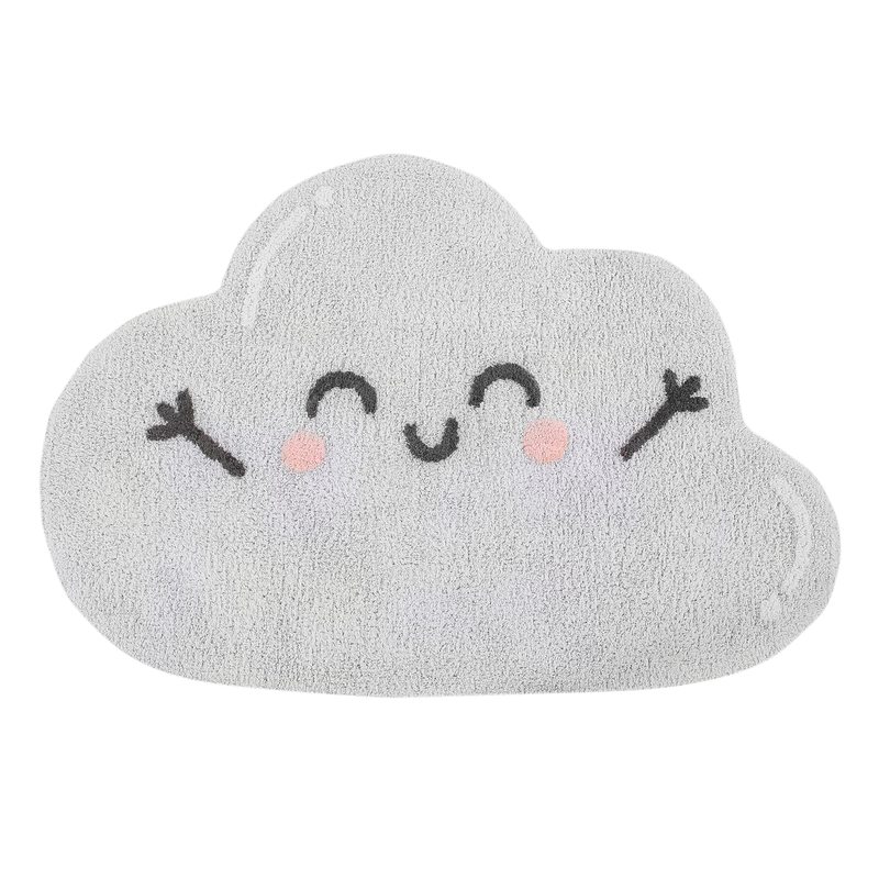 Tapis HAPPY CLOUD coloris blanc 120 x 85 cm