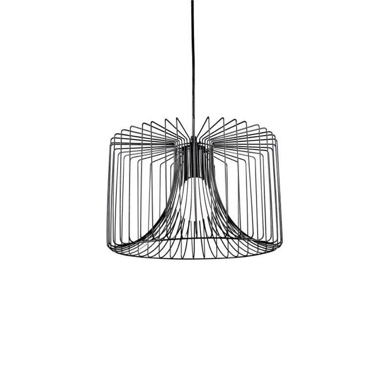 Suspension SALOMO coloris argent 20 x 25 cm