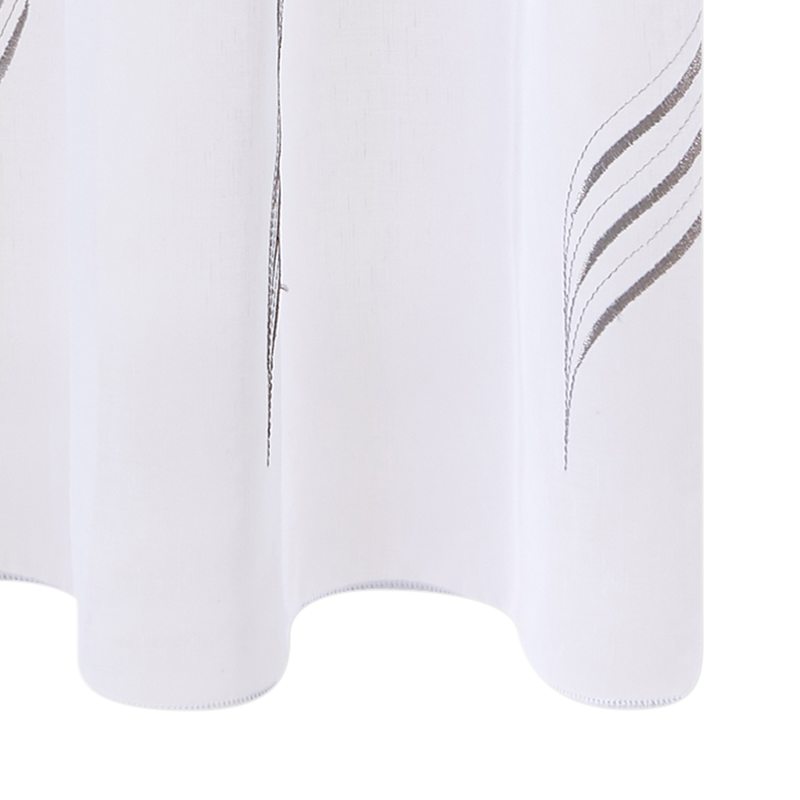 Voilage ELEGANZ coloris gris 140 x 260 cm