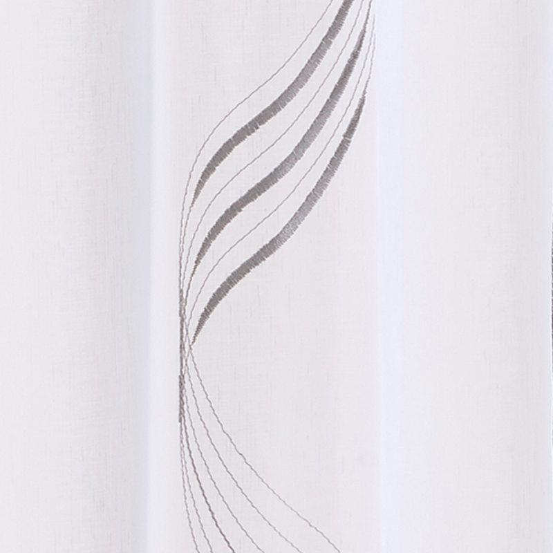 Voilage ELEGANZ coloris gris 140 x 260 cm