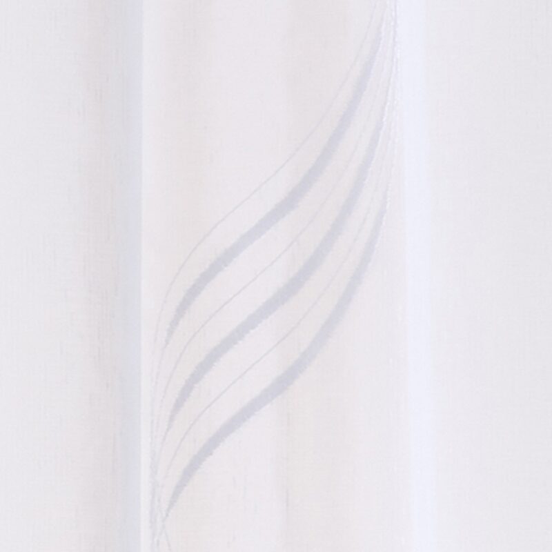 Voilage ELEGANZ coloris blanc 140 x 260 cm