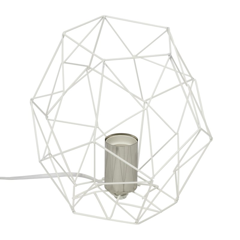 Lampe à poser SYNERGY coloris blanc 18,5 x 22 cm