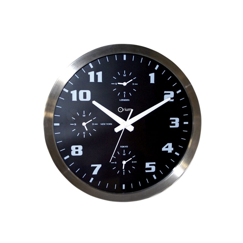Horloge DOMATIEN coloris noir